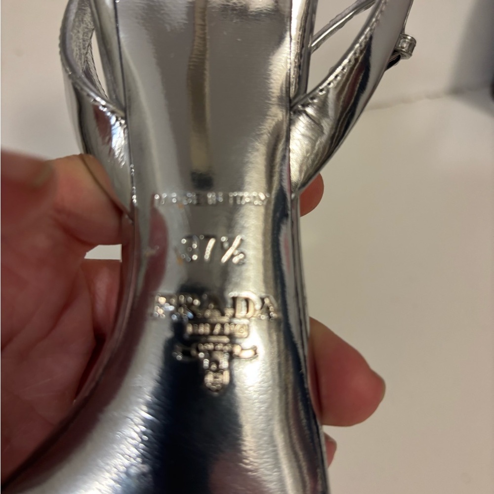 Prada silver heels - Picture 13 of 14